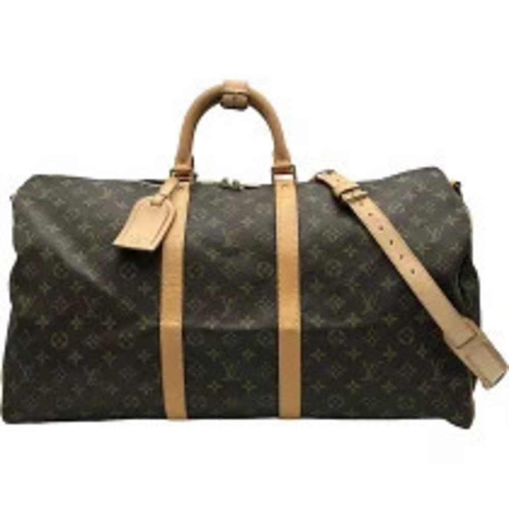 Louis Vuitton Keepall Bandouliere Monogram Canvas Boston Bag